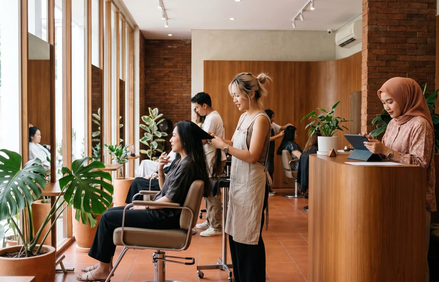 DGX Salon - booking calendar for salon barbershop beauty clinic spa