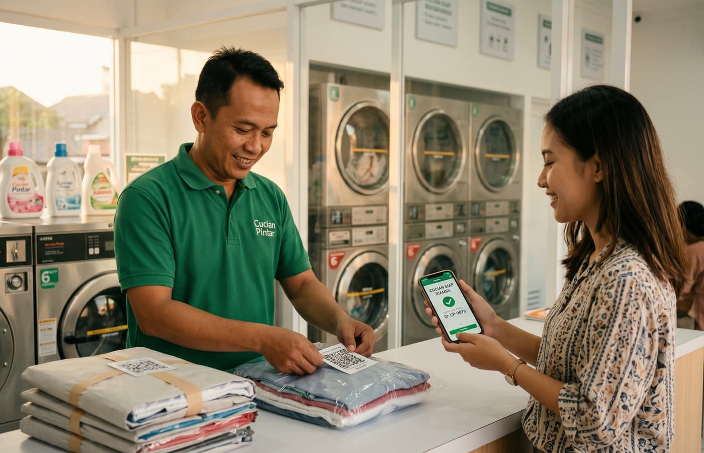 DGX Servis - laundry tailor electronics repair queue and notifications